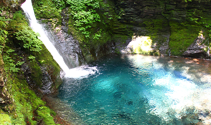 矢板市・おしらじの滝